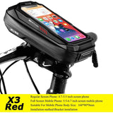 WILD MAN Bicycle Bag 5.5-6.6 Inch Phone Bag Waterproof Front Frame Bag Sensitive Touch Screen MTB Bag Road Bike Accessories - Pogo Cycles