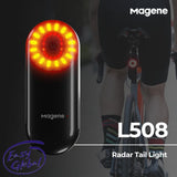 Magene L508 Radar Tail Light New Bicycle Brake Sensing Lamp Saddle Seatpost Ebike Waterproof LED Charging Cycling Taillight - Pogo Cycles