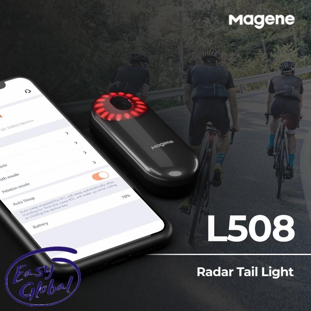 Magene L508 Radar Tail Light New Bicycle Brake Sensing Lamp Saddle Seatpost Ebike Waterproof LED Charging Cycling Taillight - Pogo Cycles