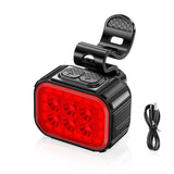 Bike Light Q6 LED Bicycle Front Rear lights USB Charge Headlight Cycling Taillight Bicycle Lantern Bike Accessories Lamps - Pogo Cycles