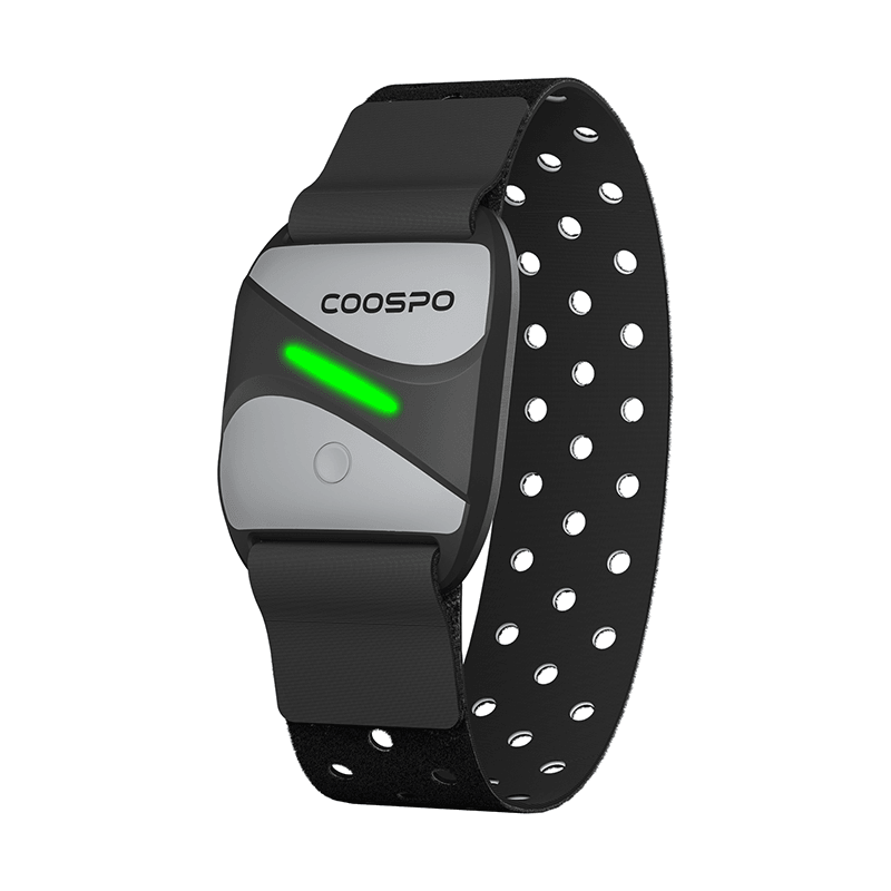 COOSPO HW807 HRV Heart Rate Monitor Armband Optical Outdoor Fitness Sensor Bluetooth 5.0 ANT+ IP67 Running Cycling for Wahoo - Pogo Cycles
