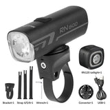 Magicshine RN Series Bicycle Front Light Headlight Taillight Group Set Usb Rechargeable Road MTB Bike Flashlight IPX7Waterproof - Pogo Cycles