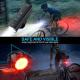 TOPRIDER Bicycle Light 1200LM T6 LED Rechargeable Set Road MTB Bike Front Back Headlight Lamp Flashlight Cycling Light Group - Pogo Cycles