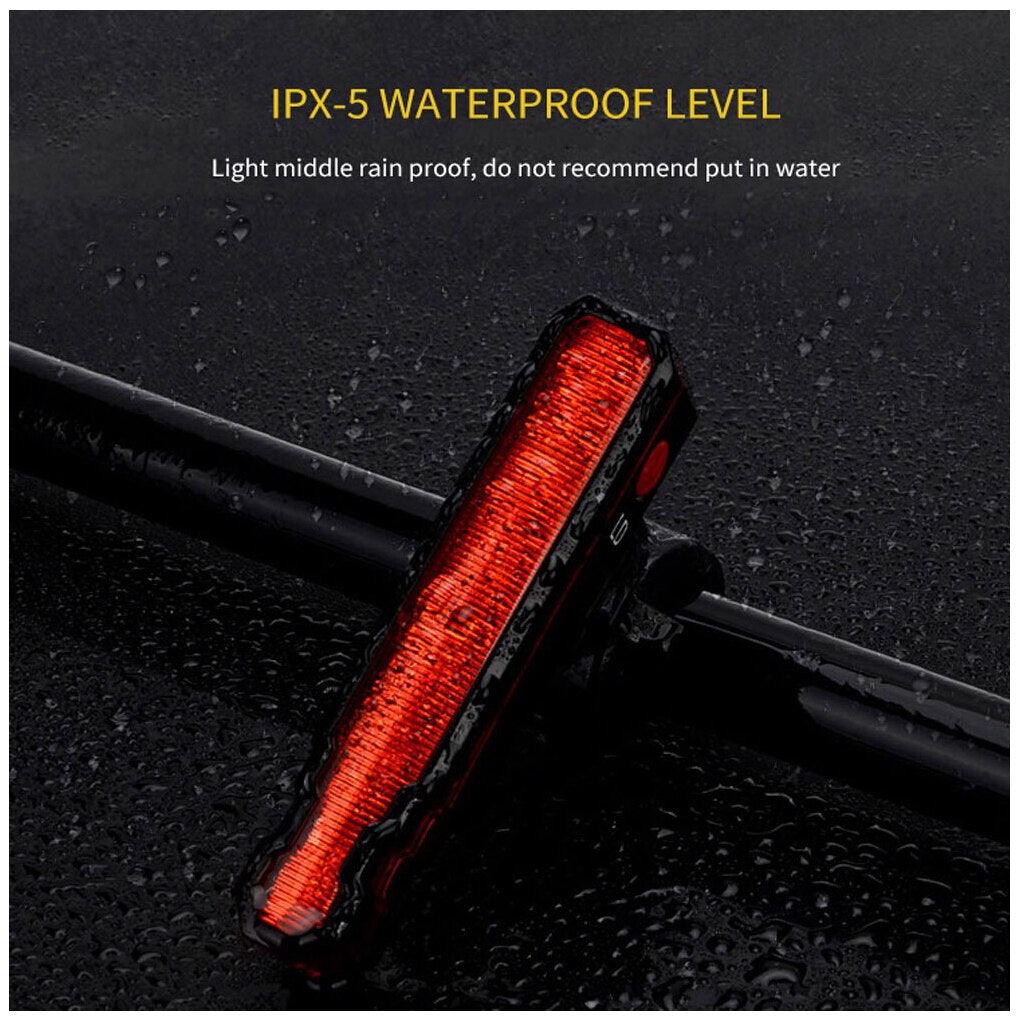 Bike Rear Light Laser Line Warning Lamp Waterproof Seatpost LED Light USB Rechargeable MTB Road Bicycle Taillight - Pogo Cycles