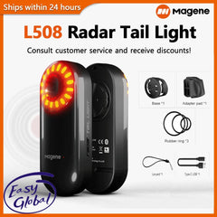 Magene L508 Radar Tail Light New Bicycle Brake Sensing Lamp Saddle Seatpost Ebike Waterproof LED Charging Cycling Taillight - Pogo Cycles