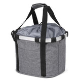 Bicycle Front Basket Bike Small Pet Dog Carry Pouch 2in1 Detachable MTB Handlebar Tube Hanging Basket Fold Baggage Bag 5KG Load - Pogo Cycles