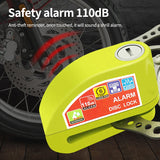 Siren Disc Lock To Prevent Thefts