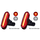 1/2Pcs Bike Taillight Waterproof COB LED MTB Front Rear Light USB Rechargeable Night Cycling Bicycle Safety Warning Light - Pogo Cycles