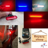 1/2Pcs Bike Taillight Waterproof COB LED MTB Front Rear Light USB Rechargeable Night Cycling Bicycle Safety Warning Light - Pogo Cycles