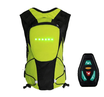 Backpack with signal indicator for riding (30 days shipping) - Pogo Cycles available in cycle to work