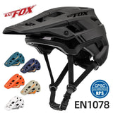 BATFOX Helmet cycling men's bicycle helmet MTB casco bicicleta Mountain bike casco ciclismo hombre Matte black cycling helmets - Pogo Cycles