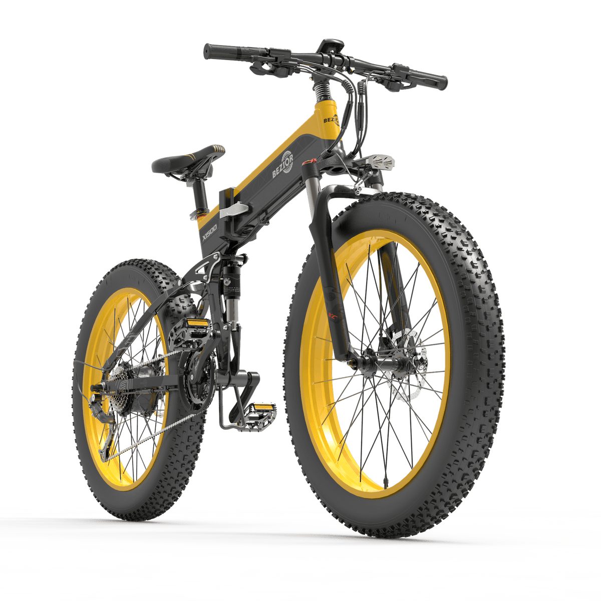 Bezior X1500 Folding Electric Mountain Bike_Preorder - Pogo Cycles available in cycle to work