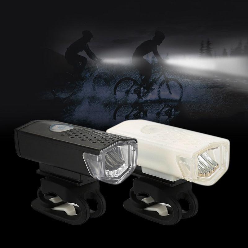 Bike Light USB Rechargeable Set Mountain Back Headlight Lamp LED Flashlight Bicycle Lamp Bike Accessories Фонарь Велосипедный - Pogo Cycles