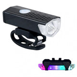 Bike Light USB Rechargeable Set Mountain Back Headlight Lamp LED Flashlight Bicycle Lamp Bike Accessories Фонарь Велосипедный - Pogo Cycles