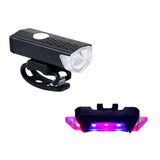 Bike Light USB Rechargeable Set Mountain Back Headlight Lamp LED Flashlight Bicycle Lamp Bike Accessories Фонарь Велосипедный - Pogo Cycles