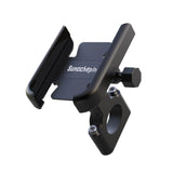 Bike Phone Holder CNC Motorcycle Handlebar Mobilephone Support Aluminum Alloy 360 Rotation MTB Road Bicycle Mount Accessories - Pogo Cycles