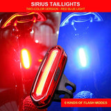 Bike Tail Light Waterproof LED Bike Front Rear Light Bicycle USB Rechargeable Mountain Riding Cycling Tail Lamp Bicycle Light - Pogo Cycles