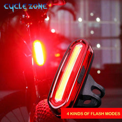 Bike Tail Light Waterproof LED Bike Front Rear Light Bicycle USB Rechargeable Mountain Riding Cycling Tail Lamp Bicycle Light - Pogo Cycles