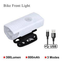 Bike Tail Light Waterproof LED Bike Front Rear Light Bicycle USB Rechargeable Mountain Riding Cycling Tail Lamp Bicycle Light - Pogo Cycles