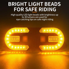 Bike Turn Signal Rear Light LED Bicycle Lamp USB Rechargeable Bike Wireless Lights Back MTB Tail Light Bike Accessories - Pogo Cycles