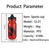 Bike Water Bottle 610ML/550ML PP5 Lightweight Outdoor Gym Sports Portable Cup Cycling Kettle Mountain Road Bicycle Accessories - Pogo Cycles