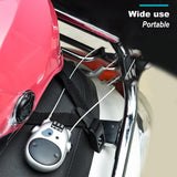 Coded Lock Telescopic Steel Cable - Pogo Cycles