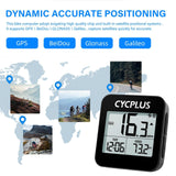 CYCPLUS Cycling GPS Bicycle Computer Bike Accessories Speedometer LED IPX6 Waterproof Odometer Wireless Stopwatch - Pogo Cycles