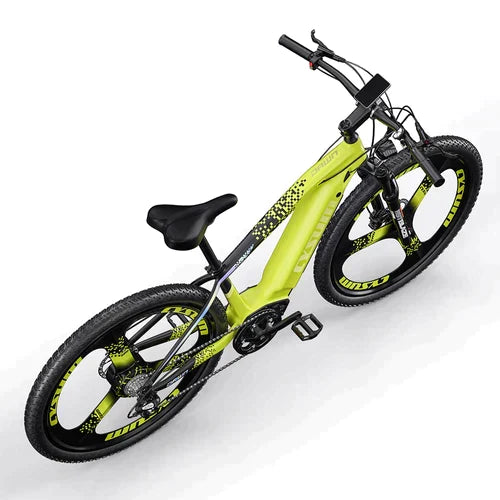 CYSUM CM520 Electric Mountain Bike - Gray - Pogo Cycles available in cycle to work