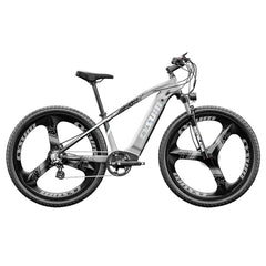 CYSUM CM520 Electric Mountain Bike - Gray - Pogo Cycles available in cycle to work