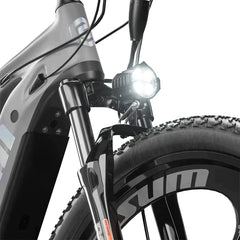 CYSUM CM520 Electric Mountain Bike - Gray - Pogo Cycles available in cycle to work