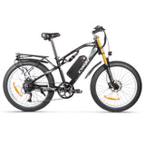 CYSUM M900 Electric Bike - Black-Blue - Pogo Cycles available in cycle to work