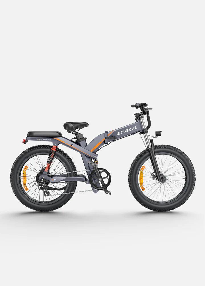 ENGWE X24 Electric Bike 19.2Ah Single Battery Preorder Grey