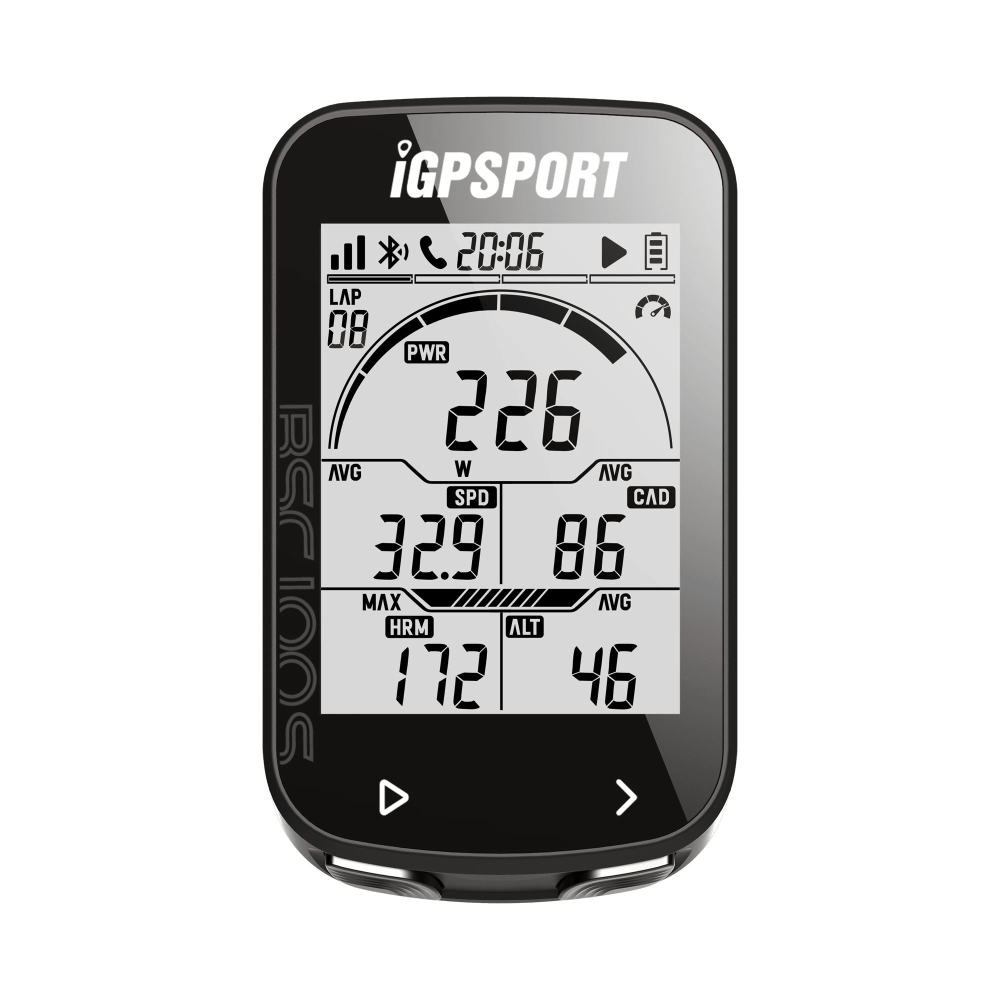 GPS Bike Computer IGPSPORT BSC100S Cycle Wireless Speedometer Bicycle Digital Stopwatch Cycling Odometer Cycling Computer - Pogo Cycles
