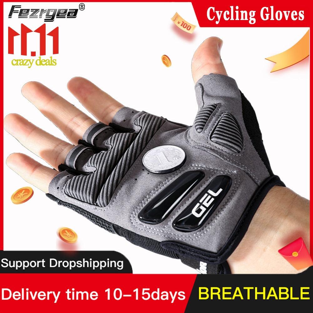 Half-Finger Men's And Women's Cycling Gloves - Pogo Cycles available in cycle to work