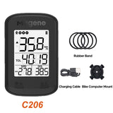 Magene C206 Pro Bike Computer Wireless GPS Speedometer Waterproof Road MTB Bicycle Bluetooth ANT with Cadence Cycling Sensor - Pogo Cycles