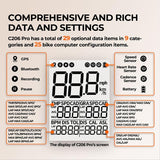 Magene C206 Pro Bike Computer Wireless GPS Speedometer Waterproof Road MTB Bicycle Bluetooth ANT with Cadence Cycling Sensor - Pogo Cycles