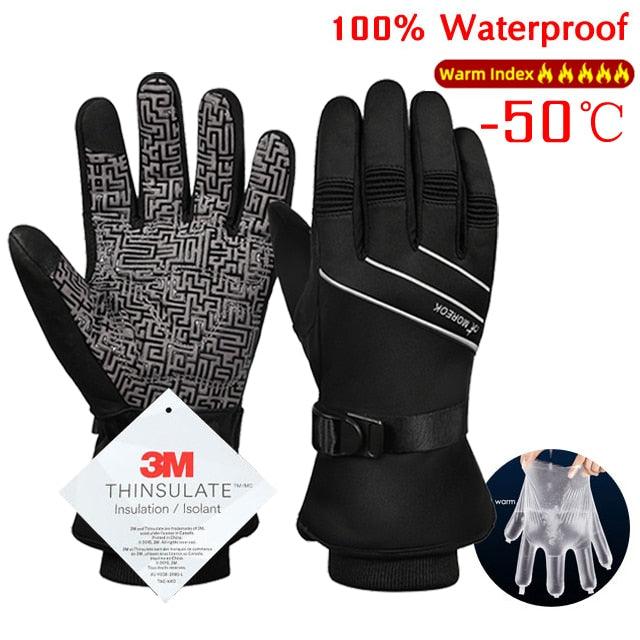 Men Winter Waterproof Cycling Gloves - Pogo Cycles available in cycle to work