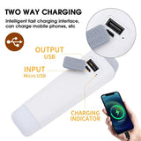 Mini LED High Light Flashlight USB Rechargeable Powerful Lamp 2 In 1 Portable Camping Waterproof Far Range Flashlight Nightlight - Pogo Cycles