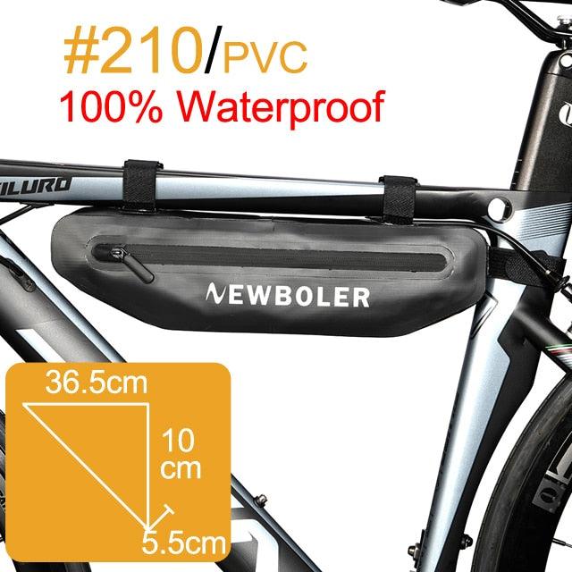 NEWBOLER Bicycle Bag Rainproof Large Capacity MTB Road Bike Frame Bag Triangle Pouch Waterproof Caulking Bag Pannier Accessories - Pogo Cycles