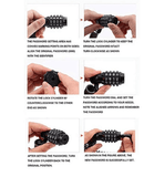 Portable Mini 1.5M Bicycle Black Color Lock - Pogo Cycles available in cycle to work