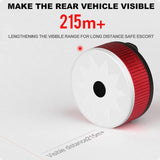 Red Led Rear Light Bicycle High Visibility Rechargebale Usb Road Bike Tail Light Round Shape Multifunctional Flashing Bike Lamps - Pogo Cycles