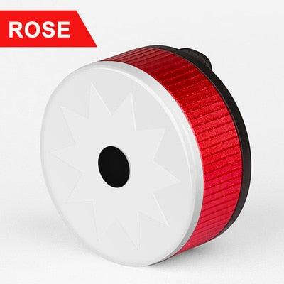 Red Led Rear Light Bicycle High Visibility Rechargebale Usb Road Bike Tail Light Round Shape Multifunctional Flashing Bike Lamps - Pogo Cycles