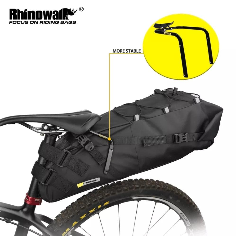 Rhinowalk Waterproof Bicycle Saddle Bag Or Stabilizer Bracket 10L 13L Lets Cycle Ireland