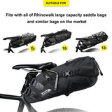 Rhinowalk Waterproof Bicycle Saddle Bag Or Stabilizer Bracket 10L-13L Large Capacity Tail Rear Bike Bag Cycling MTB Trunk - Pogo Cycles