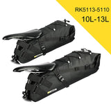 Rhinowalk Waterproof Bicycle Saddle Bag Stabilizer Bracket 10L-13L Large Capacity Tail Rear Bike Bag Holder Bike Trunk Bracket - Pogo Cycles