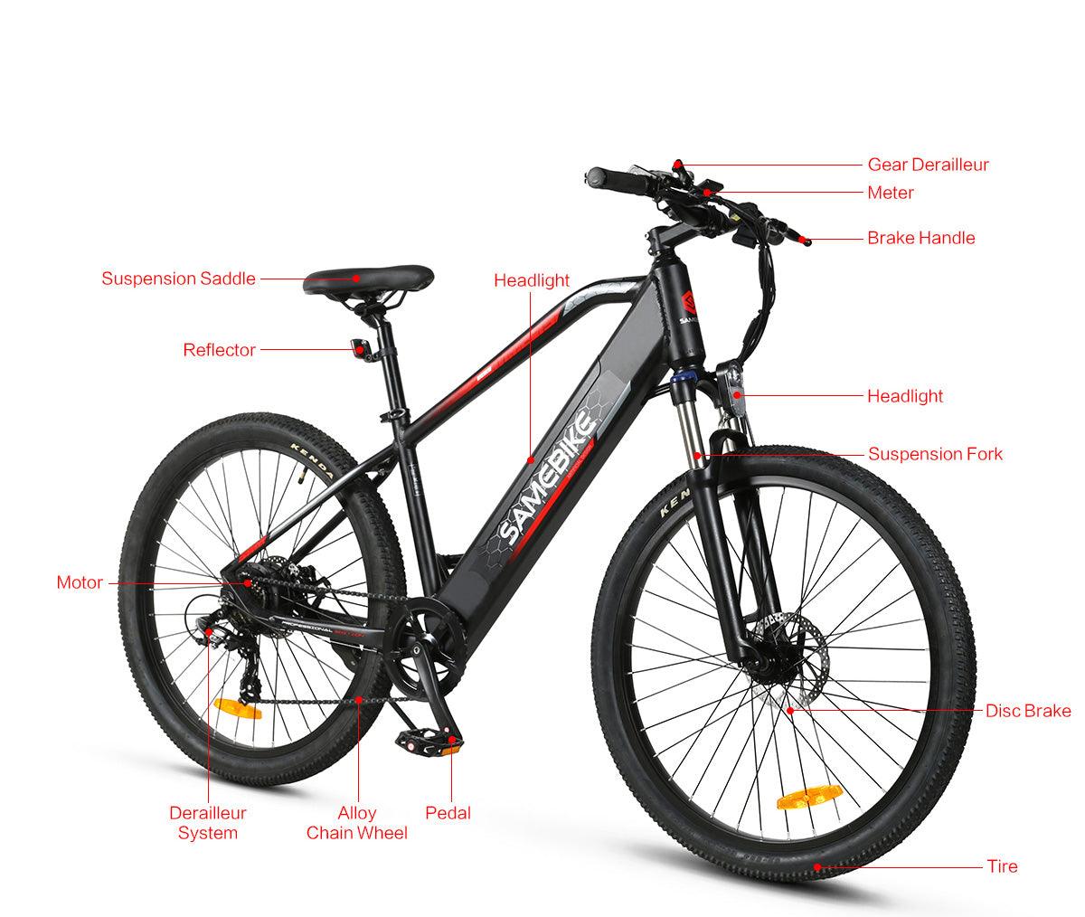 Samebike MY-275 Electric Mountain Bike - Pogo Cycles available in cycle to work