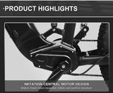 SAMEBIKE RS-A08 Fat Tire Electric Mountain Bike - Pogo Cycles available in cycle to work