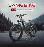 SAMEBIKE RS-A08 Fat Tire Electric Mountain Bike - Pogo Cycles available in cycle to work