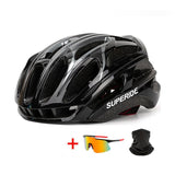 SUPERIDE Integrally-molded Mountain Road Bike Helmet Sports Racing Riding Cycling Helmet Men Women Ultralight MTB Bicycle Helmet - Pogo Cycles