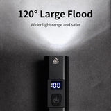 ThinkRider Bike Light 1300Lumen 4500mAh Bicycle Headlight Flashlight Handlebar USB Charging MTB Road Cycling Highligh - Pogo Cycles